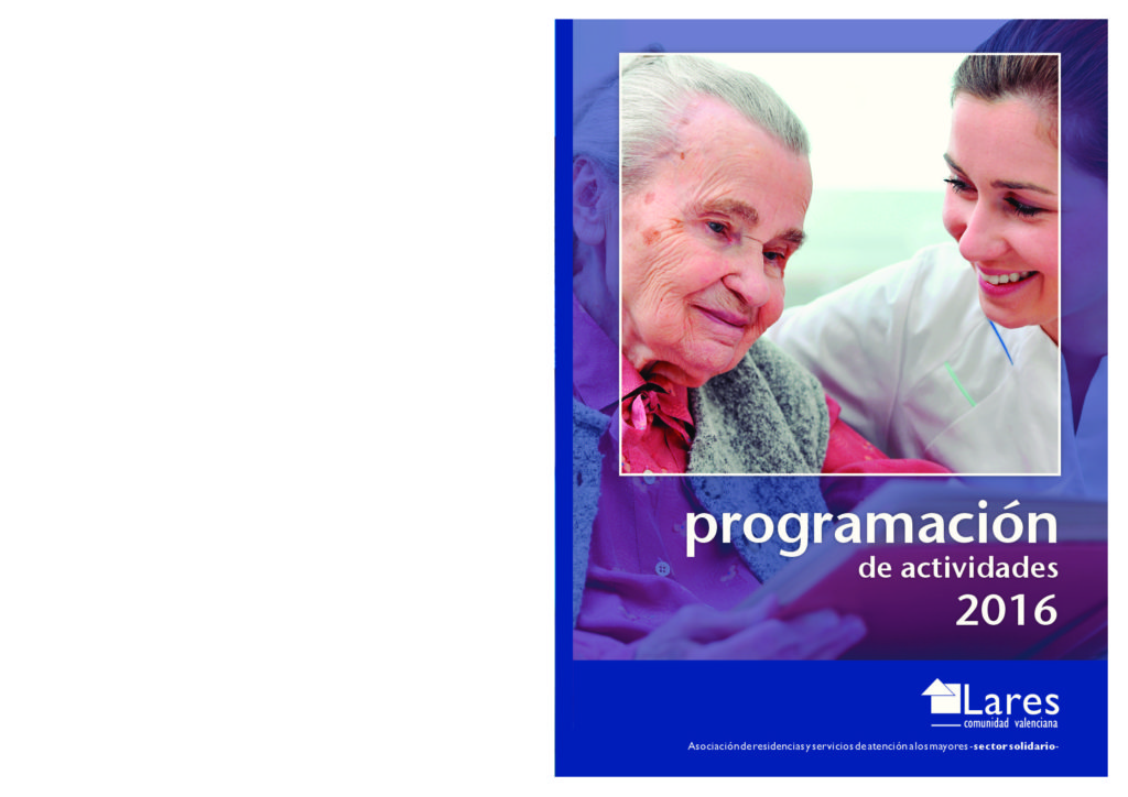 PROGRAMACION LARES 2016 ok PPT pdf 1024x724 - La humanización del cuidado del cuidador, un paso más en el apoyo al alzheimer y otras demencias