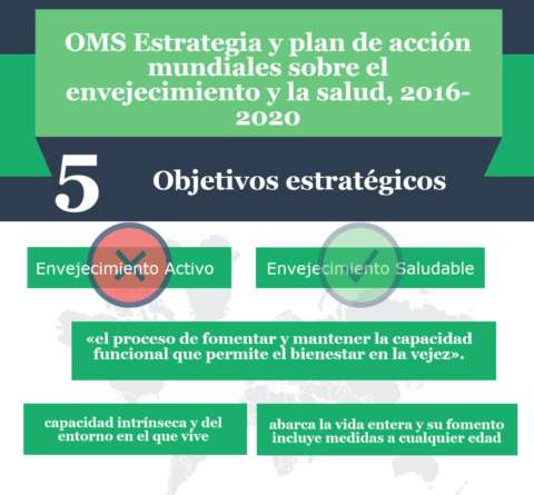 5 objetivos estrategicos OMS envejecimiento