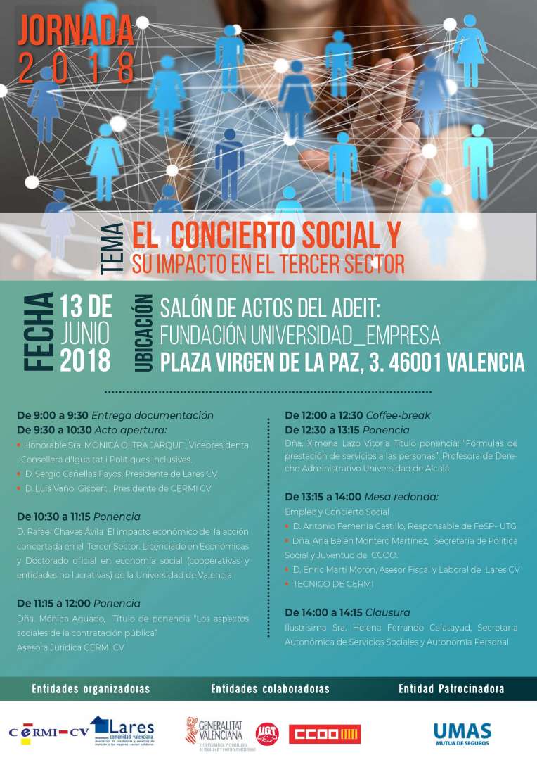 Jornada El Concierto Social y su Impacto en el Tercer Sector 13/06 Valencia Programa de Jornada reducido - Jornada El Concierto Social y su Impacto en el Tercer Sector 13/06 Valencia