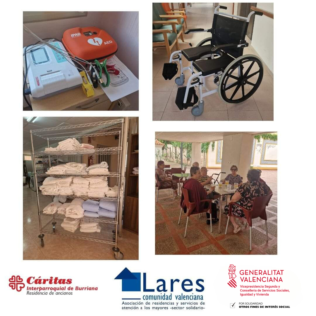 IRPF BURRIANA - Publicidad de Ayudas #IRPF - Residencia Cáritas Interparroquial Burriana